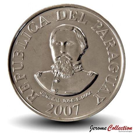 PARAGUAY - PIECE de 100 Guaranies - Général José Eduvigis Díaz - 2007