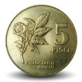 PHILIPPINES - PIECE de 5 Piso - Emilio Aguinaldo - 1991