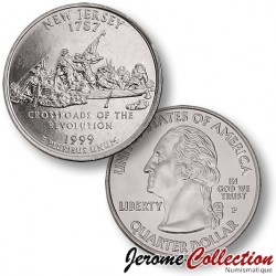 ETATS UNIS / USA - PIECE de 25 Cents (Quarter States) - New Jersey - 1999 - P