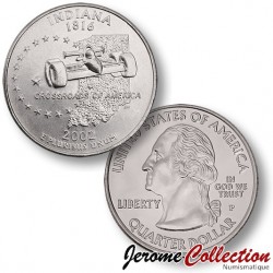 ETATS UNIS / USA - PIECE de 25 Cents (Quarter States) - Indiana - 2002 - P