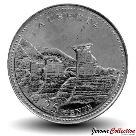 CANADA - PIECE de 25 Cents - Alberta - 1992