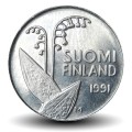 FINLANDE - PIECE de 10 Penniä - Deux brins de muguet - 1991 – JeromeCollection