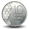 FINLANDE - PIECE de 10 Penniä - Deux brins de muguet - 1991 – JeromeCollection