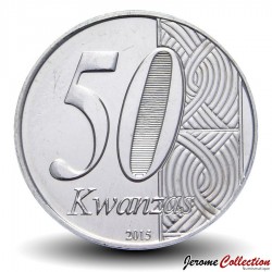 ANGOLA - PIECE de 50 KWANZAS - Anniversaire de l'indépendance - 2015