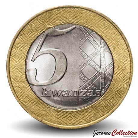 ANGOLA - PIECE de 5 KWANZAS - Armoiries de l'Angola - 2012 – JeromeCollection