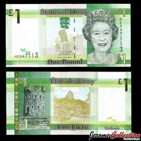 JERSEY - Billet de 1 Pound - Tour du Hocq - 2018 – JeromeCollection