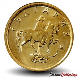 BULGARIE - PIECE de 2 Stotinki - Le cavalier de madara - 2000