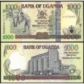 OUGANDA - Billet de 1000 Shillings - Silo à grains - 2009