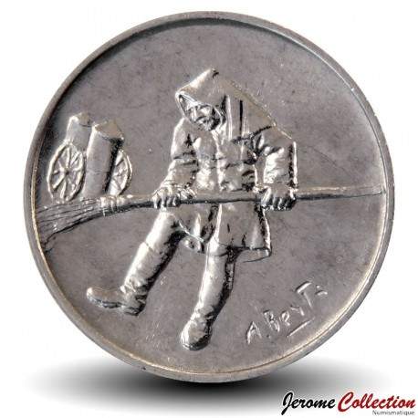 SAINT-MARIN - PIECE de 5 Lires - Balayeur - 1978
