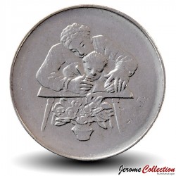 SAINT-MARIN - PIECE de 50 Lires - Devoirs à la maison - 1978