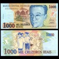 BRESIL - Billet de 1000 Cruzeiros Reais - Anísio Teixeira - 1993