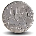 SAINT-MARIN - PIECE de 5 Lires - Fao - Etreinte - 1976
