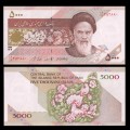 IRAN - Billet de 5000 Rials - Colombe - 2003