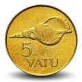 VANUATU - PIECE de 5 Vatu - Triton - 2002