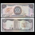 TRINITÉ-ET-TOBAGO - Billet de 10 Dollars - Oiseau Ortalide à ventre roux - 2006 – JeromeCollection