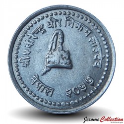 NÉPAL - PIECE de 10 Paisa - 1998 - २०५५