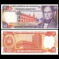VENEZUELA - Billet de 50 Bolivares - Andrés Bello - 5.6.1995