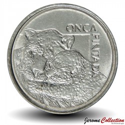 BRESIL - PIECE de 50 Cruzeiros reais - Jaguar - 1994 – JeromeCollection