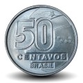 BRESIL - PIECE de 50 Centavos - Série métiers: Tisserande - 1989 – JeromeCollection