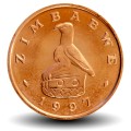 ZIMBABWE - PIECE de 1 Cent - Oiseau Zimbabwe - 1997 – JeromeCollection