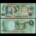 PHILIPPINES - Billet de 5 Piso - Andres Bonifacio - 1978