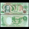 PHILIPPINES - Billet de 5 Piso - Andres Bonifacio - 1978