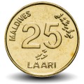MALDIVES - PIECE de 25 Laari - Mosquée Malé Friday - 2008 – JeromeCollection