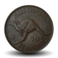 AUSTRALIE - PIECE de 1 Penny - George VI / Kangourou - 1952