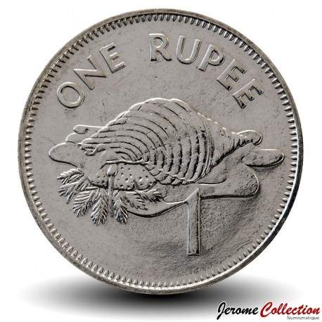 SEYCHELLES - PIECE de 1 Rupee - Triton conque - 2010