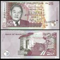 MAURICE - Billet de 25 Roupies - Sir Moilin Jean Ah-Chuen - 1999