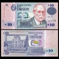 URUGUAY - Billet de 10 Pesos Uruguayos - Eduardo Acevedo Vázquez - 1998