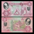 RÉPUBLIQUE TCHÈQUE / BOHEME- Billet de 5 KORUN - Jeune Femme Nue - Polymer -