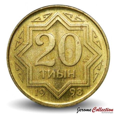 KAZAKHSTAN - PIECE de 20 Tyin - 1993