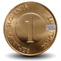 SLOVENIE - PIECE de 1 Tolar - Truite brune - 1994