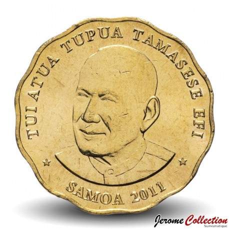SAMOA - PIECE de 2 Tala - Tui-Atua Tupua Tamasese Efi - 2011