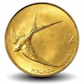 SLOVENIE - PIECE de 2 Tolarja - Hirondelle - 1999