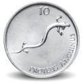 SLOVENIE - PIECE de 10 Stotinov - Proteus / Salamandre - 1993