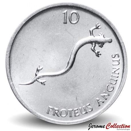 SLOVENIE - PIECE de 10 Stotinov - Proteus / Salamandre - 1993