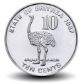 ERYTHREE - PIECE de 10 Cents - Autruche - 1997 – JeromeCollection