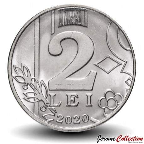 MOLDAVIE - PIECE de 2 Lei - Soleil - 2020