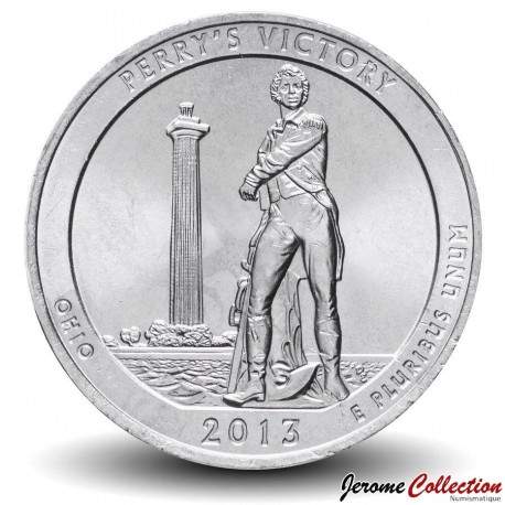 ETATS UNIS / USA - PIECE de 25 Cents - America the Beautiful - Perry's Victory