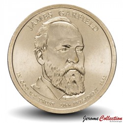 ETATS UNIS / USA - PIECE de 1 Dollar - Série Présidents : 20 - James Garfield - 2011 - P