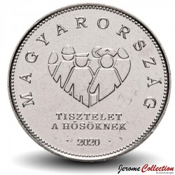 HONGRIE - PIECE de 10 FORINT - Respect pour les héros - 2020