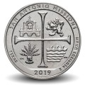 ETATS UNIS / USA - PIECE de 25 Cents - America the Beautiful - San Antonio
