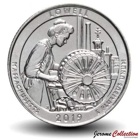 ETATS UNIS / USA - PIECE de 25 Cents - America the Beautiful - Lowell National