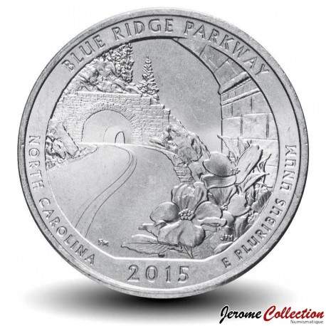 ETATS UNIS / USA - PIECE de 25 Cents - America the Beautiful - Blue Ridge