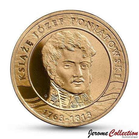 POLOGNE - PIECE de 2 ZLOTE - Józef Poniatowski - 2013