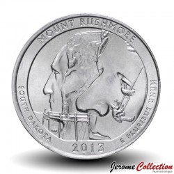 ETATS UNIS / USA - PIECE de 25 Cents - America the Beautiful - Mount Rushmore -