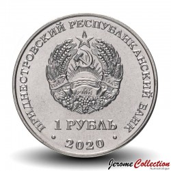 TRANSNISTRIE - PIECE de 1 Rouble - Eglise Alexandre Nevsky de Bendery - 2020