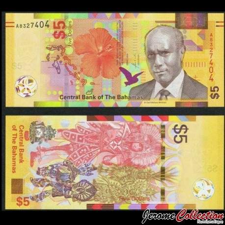 BAHAMAS - Billet de 5 Dollars - Danse Junkanoo - 2020 – P78 – JeromeCollection